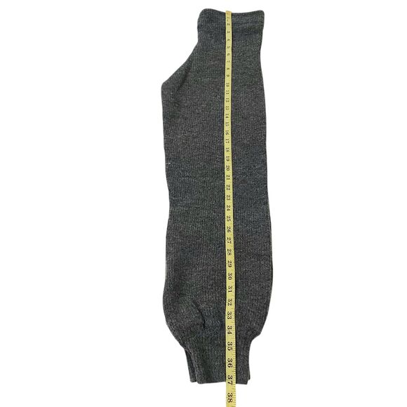 4TH Reckless Joggers Womens 6 Gray Ribbed Knitted Pull On Comfy Cozy Warm - Picture 11 of 12